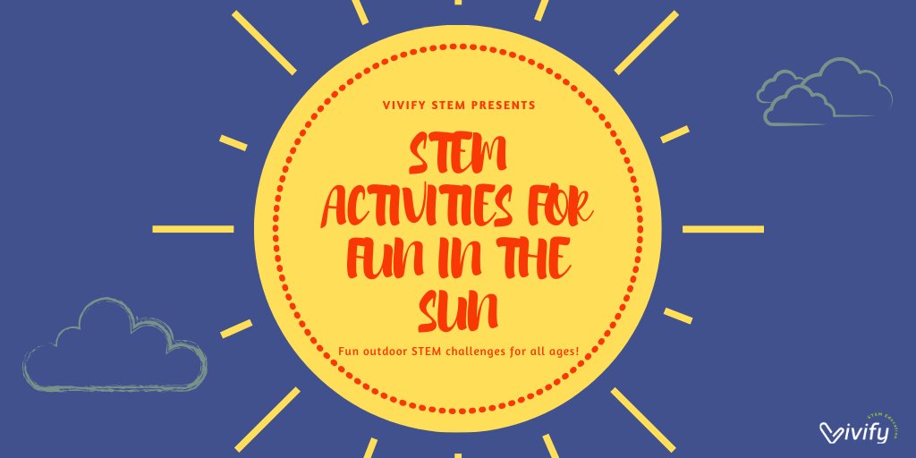 VivifySTEM's tweet photo. So #MemorialDay2020 kicked off #NationalBackyardGamesWeek (May 25-June 1) & what better way to have some backyard shenanigans than with #STEM?🤩
Head on over to the blog & check out some #funinthesun! 🌞
#STEMeducation #stemforkids #SummerSTEM #outside
https://t.co/6PBMZ7e0Zr https://t.co/TwlcOnnl4m