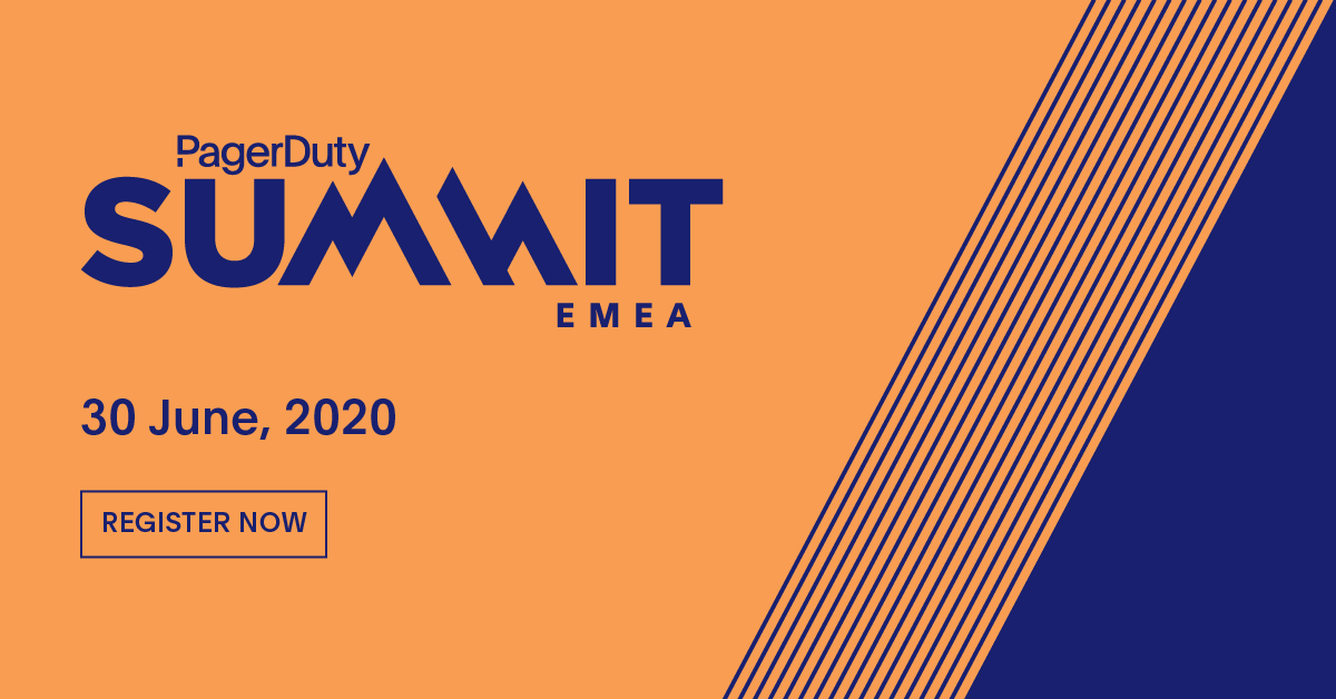 pagerduty's tweet photo. Join us at Summit EMEA for the latest viewpoints and updates on managing always-on services in this challenging new digital era. https://t.co/7pCgl1qSl6 https://t.co/MKwLZDvDMi