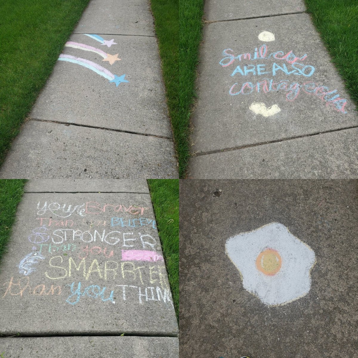 MissClarkeLTA's tweet photo. #inspirationalsidewalks #QuarantineLife https://t.co/MR7eX3lUP2