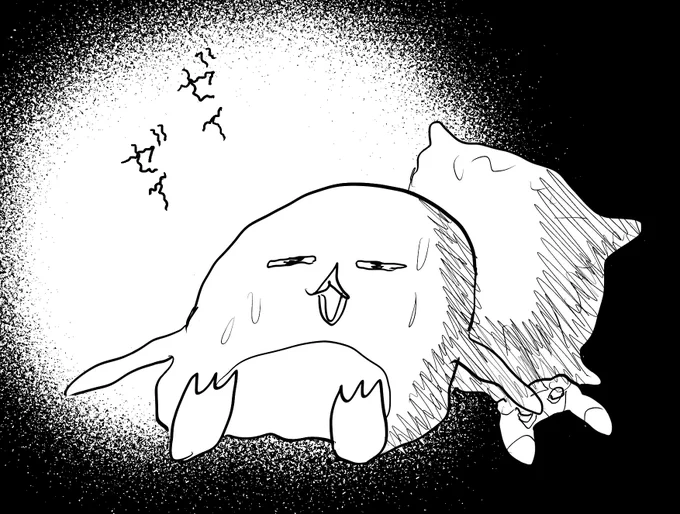 こんな時間にゲームをクリアした... #ペンとハウス #ほぼ一日一ペン 