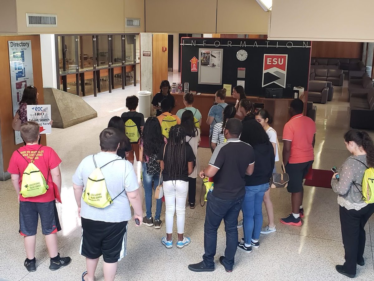eocinc's tweet photo. East Stroudsburg University  our #talentsearch students miss visiting your campus!! https://t.co/lGNMID29uk