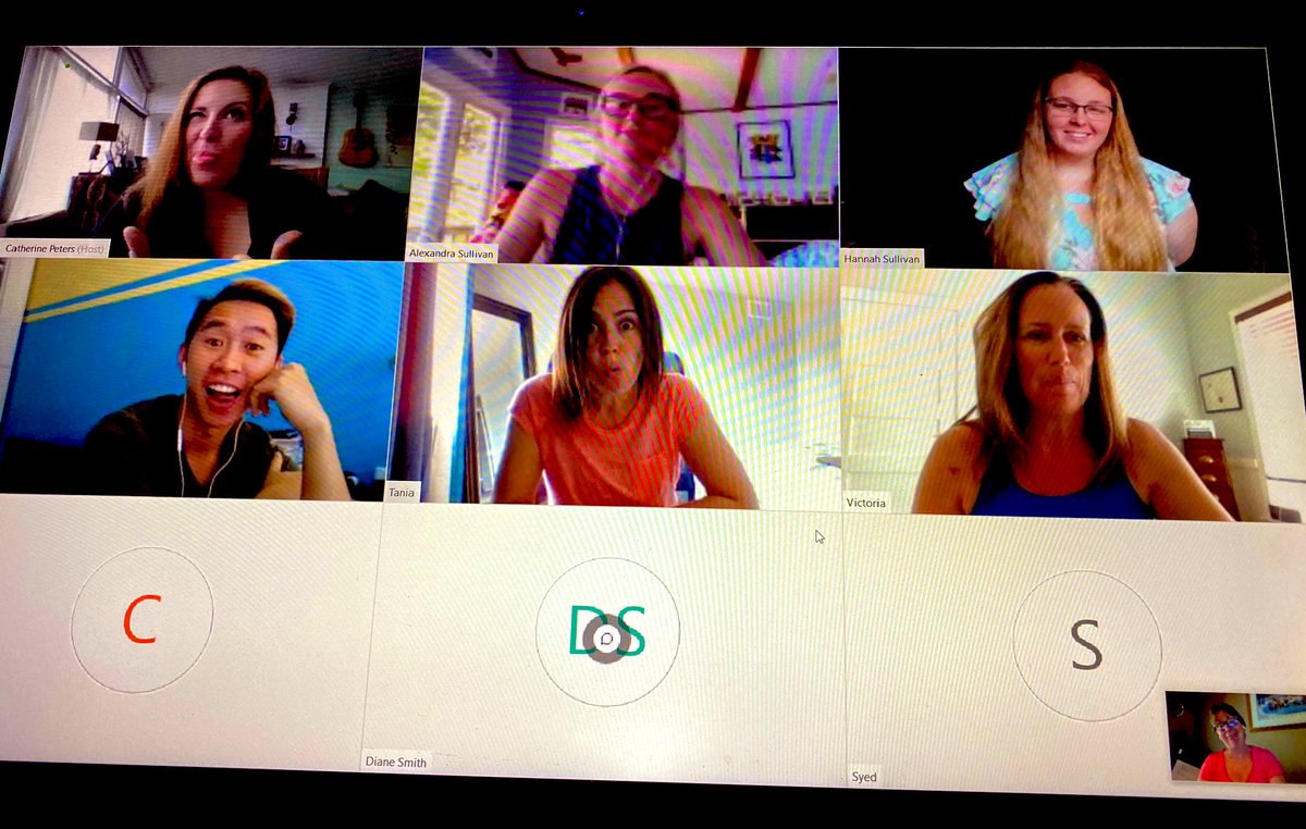 Virtual meetings really do help boost the morale! Great check-in with the team today #Wearestrongertogether #IamITB 🌈