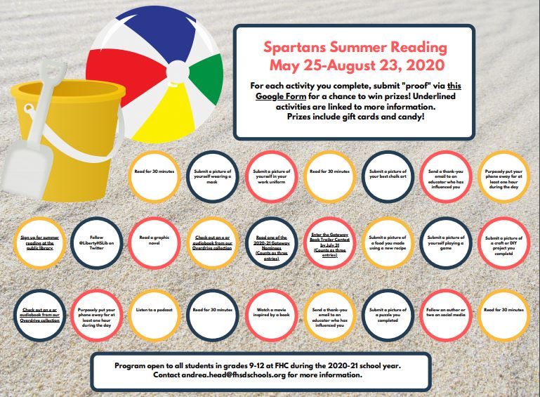 Do you like candy &amp; gift cards? Then complete the activities on this game board: tinyurl.com/fhcsummer <a href="/CoachSBaize/">Sheri Baize</a> <a href="/jbex121/">Jason Becker</a> <a href="/JessicaBulva/">Jessica Bulva</a> <a href="/EiswirthAshley/">Dr. Ashley Eiswirth</a> <a href="/LaFay150/">Laurie Fay</a> <a href="/fry/">Philip J. Fry</a> <a href="/MrsLaRue_FHC/">Mrs. LaRue</a> <a href="/Hayley_Leake/">Hayley Leake</a> <a href="/MSMFHC/">K. Mastorakos</a> @TeresaOdle87 <a href="/matthew_schott/">Matthew Schott</a> <a href="/pshockley317/">PShockley</a> @MissYoung_FHC