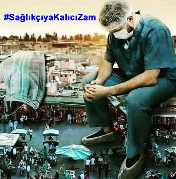 #SağlıkçıyaKalıcıZam 1-Sözleşmelilere kadro
2-Yıpranma payı
3-seyyanen zam
4-3600 ek gösterge 
5-sağlık evleri
6-ücretsiz ulaşım
7-Döner sermaye ve sabit döner emekliliğe yansıması
8-Gece ve Haftasonu tutulan nöbetler arttırımlı ödenmesi #SağlıkçıyaKalıcıZam 
<a href="/drfahrettinkoca/">Dr. Fahrettin Koca</a>