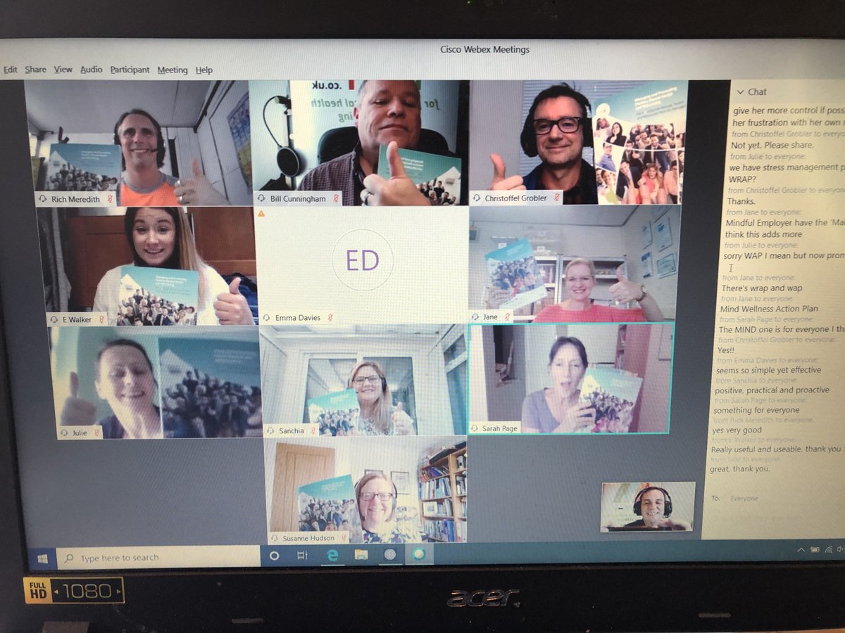 iact_training's tweet photo. Congratulations to all who attended the accredited online i-act (for positive #mentalhealth and #wellbeing) training today. It was great to see so much commitment to #workplace wellbeing, particularly during these difficult times. https://t.co/hURfbIXpaf