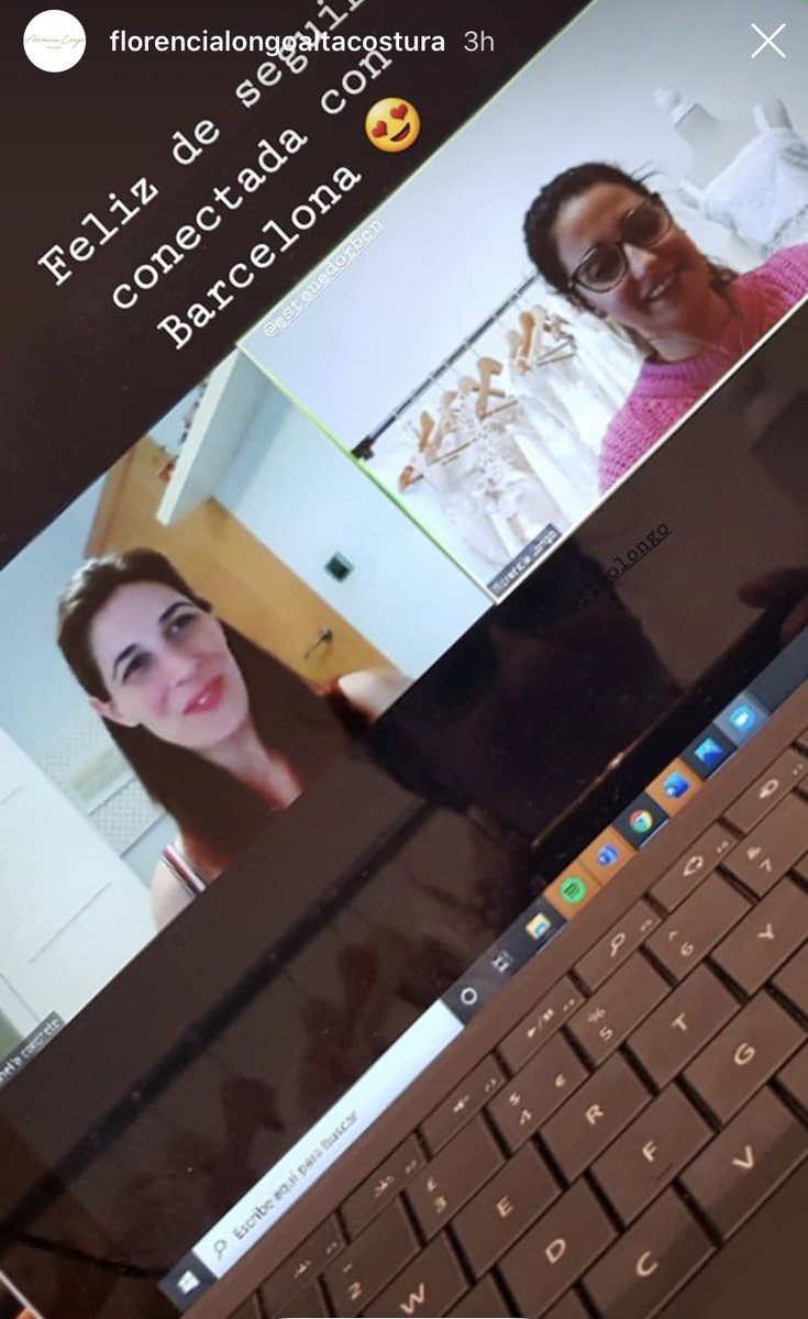 sheilac80's tweet photo. Ha sido un placer contactar con #florencialongoaltacostura . Barcelona-Uruguay! Lo bueno de la red, no hay límites si hay voluntad de relacionarnos! En breve publicaremos la entrevista en @CCPereQuart #diseño #moda #vestidosdenovia #complementos #estenedorbcn https://t.co/1KmeCdaGAS