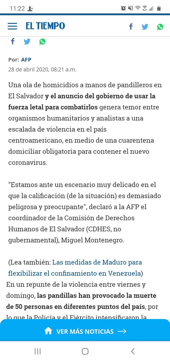 Hace un mes estos eran los encabezados de las noticias ola de asesinatos y que los pandilleros mataron más gente en 72 horas que el COVID19 en 72 Días y cuba la super poderosa nación en salud con menos casos más han muerto y ellos no han usado azitromicina y hidroxicloroquina