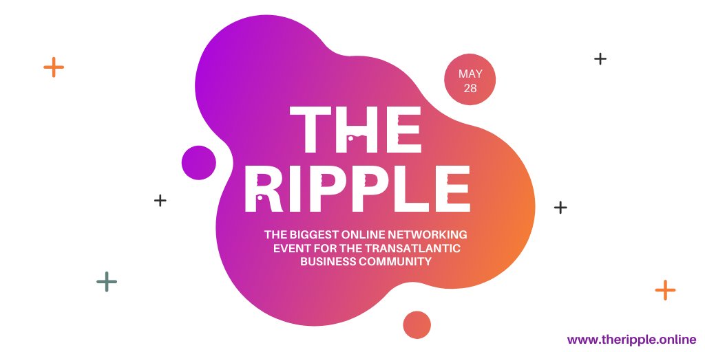📢400+ transatlantic professionals have already registered for the largest online #networking event on May 28. Register for free TODAY and set up your own schedule of 1-1 calls with new connections based on shared interests: theripple.online #theripple
