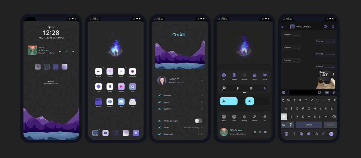 LobitaGault's tweet photo. My First 13.5 Setup
#GyanTheme @MartdaLazuardi
#Kalm @HiMyNameIsUbik
#RevaUI @alolastmoment
#Prysm Wallpaper inspired by @k3nq00
#StatusBar @alolastmoment DNDMoon, @Mikkis2k Battery, @Sodaisidiot Wifi&Cellular
#NudekeysWall #SettingIcon #Switch by me. *Drive Link in Bio https://t.co/DDM50k9JUk