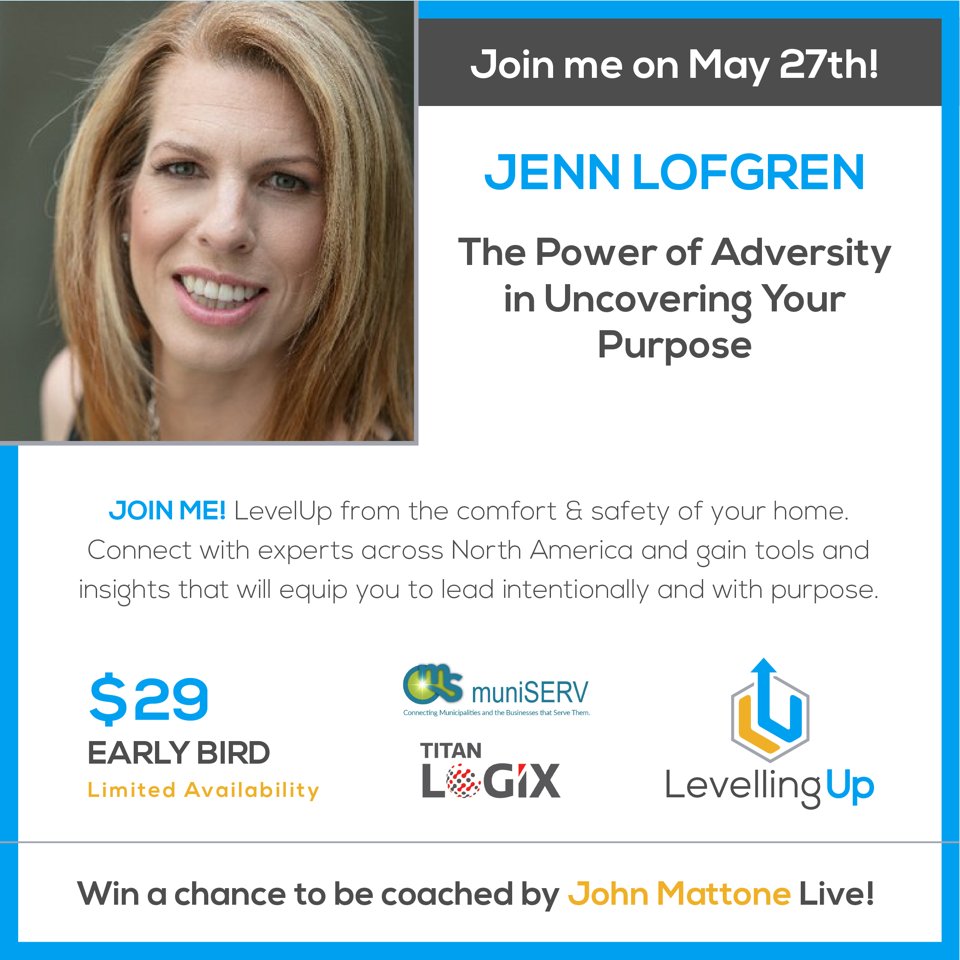 We’ve all faced adversity this year in one way or another. Tomorrow, I’m leading a virtual breakout session on ‘The Power of Adversity in Uncovering Your Purpose’ as part of @LevellingU's eSummit featuring John Mattone &amp; other top leadership experts. bit.ly/3eP9oSS