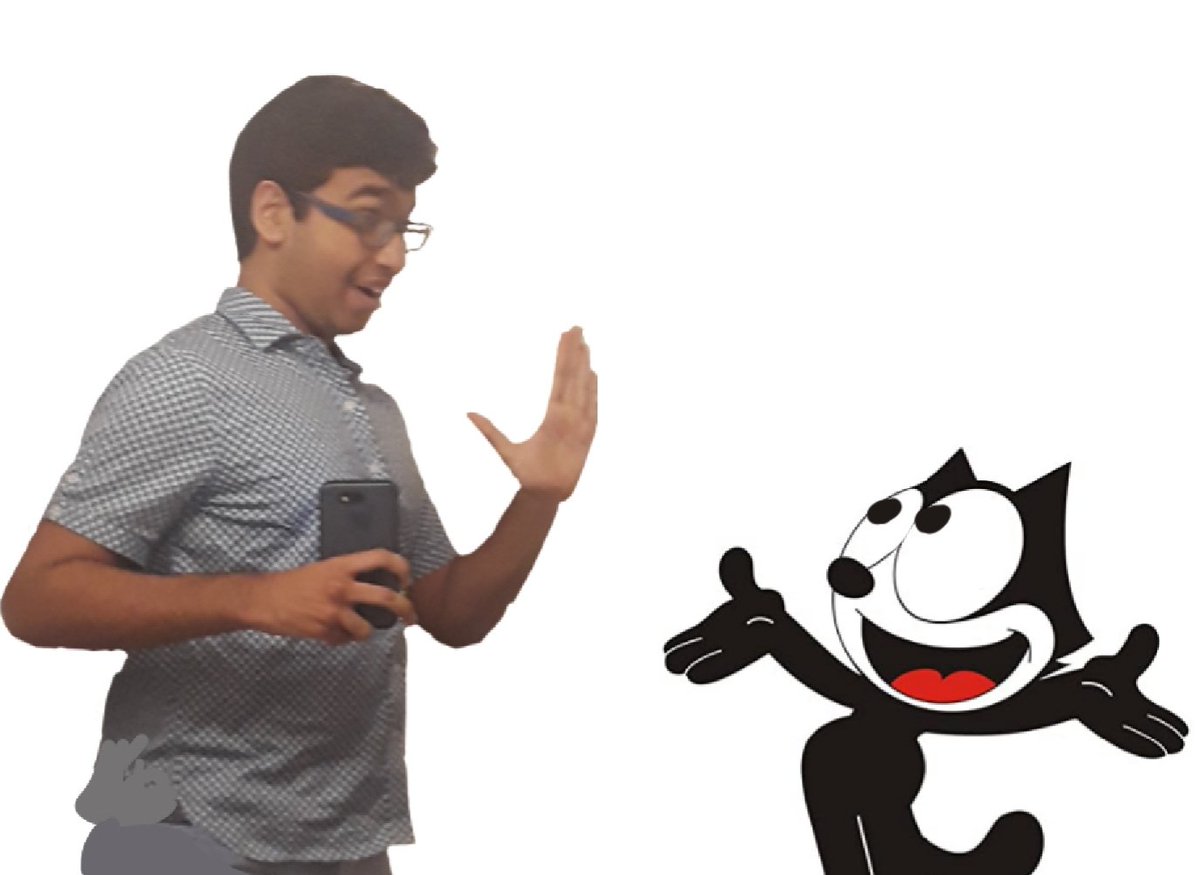 GulBryan's tweet photo. Bryan Gul (Me) Meets Felix The Cat https://t.co/MMPGn9N767
