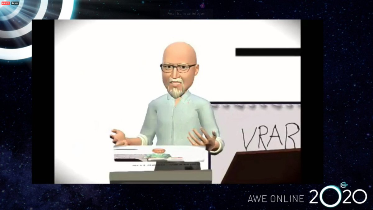 10/  @CharlieFink just launched a preview version of his latest book "Remote Collaboration & Virtual Conferences," pre-sale of final version starts in a week. He's presenting at  #AWE2020 in  @VRSpaces with his  @loom_ai avatar.  https://twitter.com/CharlieFink/status/1265078464375222272