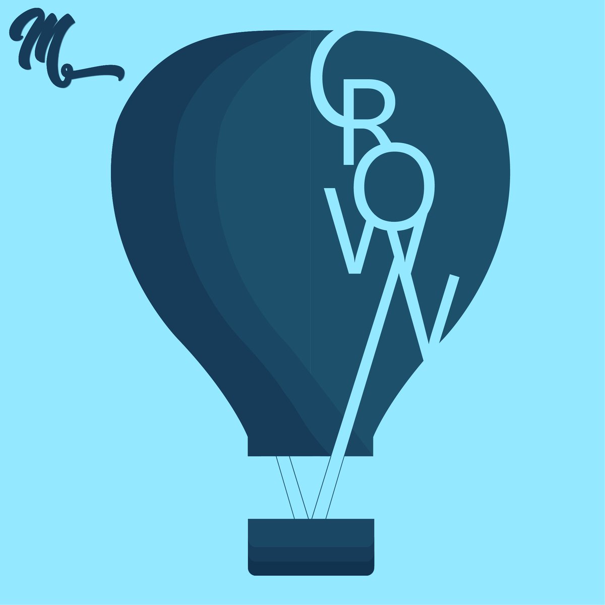 Matias_Graphics's tweet image. #dailylogochallenge J-2 : Le thème d'aujourd'hui est de faire un logo avec une montgolfière !