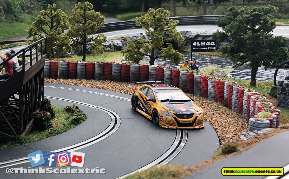 custom scalextric track