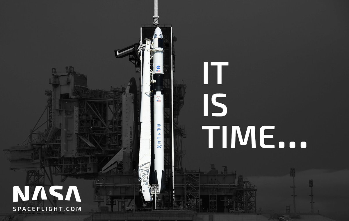 24 hours until Shuttle Atlantis hands over the baton to Crew Dragon!

It's going to be emotional!