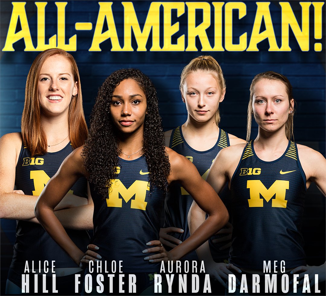 Congratulations to 2020 indoor <a href="/USTFCCCA/">USTFCCCA</a> All-Americans:

Andrew Liskowitz - Shot Put

Manning Plater - Weight Throw

Alice Hill, Chloe Foster, Aurora Rynda, Meg Darmofal - Distance Medley

#GoBlue