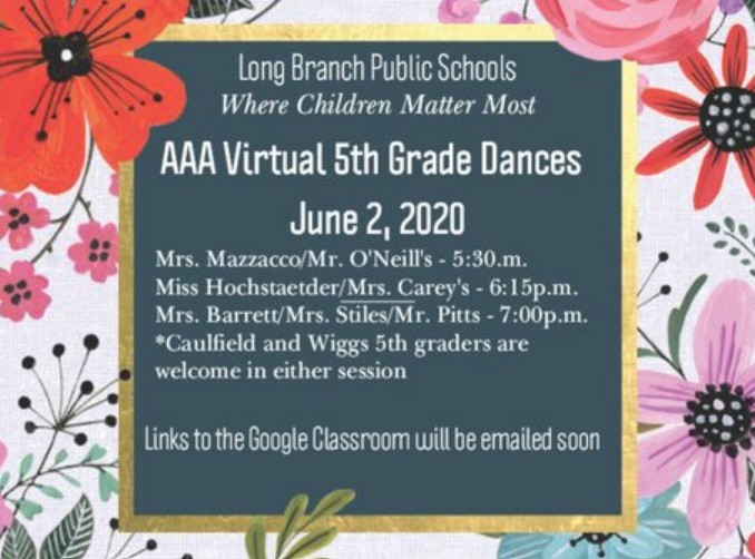 Lonell Klina (@lklina9) on Twitter photo Save the Date! June 2nd is the AAA Virtual 5th Grade Dances! <a href="/LBpublicschools/">Long Branch Public Schools</a> @AAAlbelementary <a href="/AaaVpa/">VPA at AAA</a> @Msalvatore2020 Save the Date! June 2nd is the AAA Virtual 5th Grade Dances! <a href="/LBpublicschools/">Long Branch Public Schools</a> @AAAlbelementary <a href="/AaaVpa/">VPA at AAA</a> @Msalvatore2020
