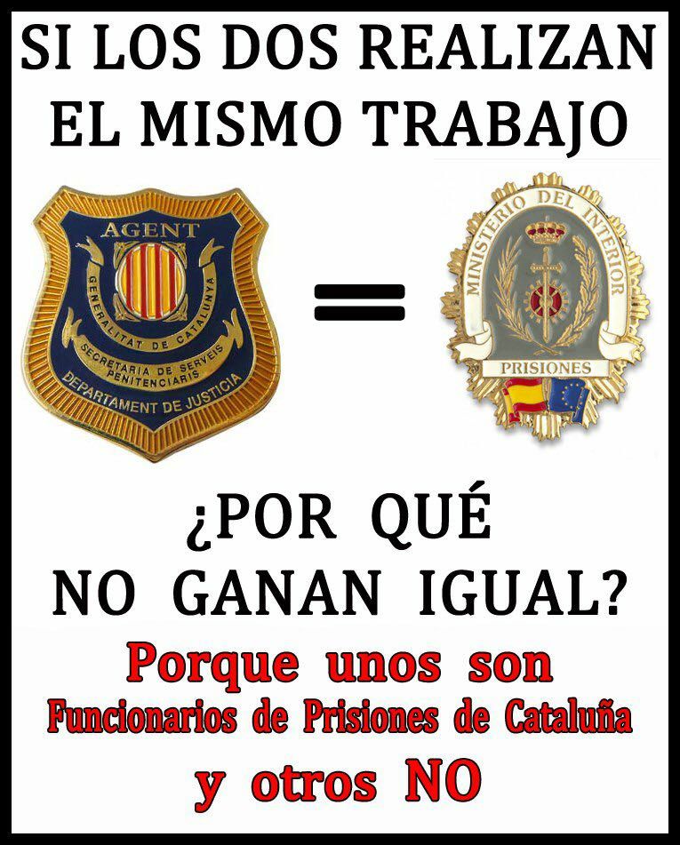 Soy funcionario de #SOSPRISIONES y no soy menos que un <a href="/policia/">Policía Nacional</a> o un <a href="/guardiacivil/">Guardia Civil</a> realizamos una labor esencial para la sociedad invisible para la opinión pública dentro de <a href="/interiorgob/">Ministerio del Interior</a> merecemos #equiparacionprisiones después de todos estos años de abandono JUSTICIA SALARIAL