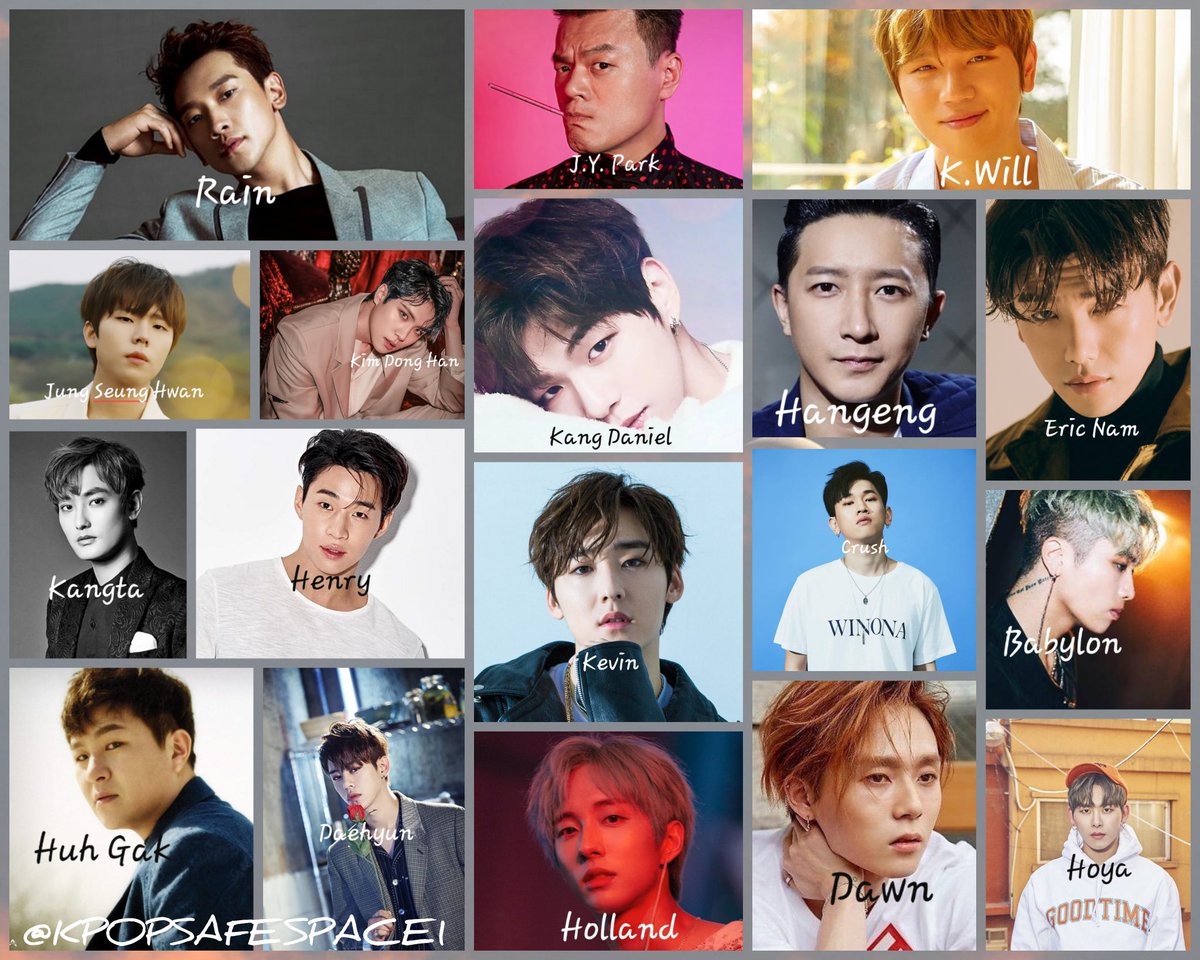 Know your K-Pop bands/artistsSoloist debut yr: 1994: J.Y. Park; 2001: Kangta; 2002: Rain; 2007: K.Will; 2010: Hangeng & H. Gak; 2013: E. Nam & Henry; 2014: Crush; 2015: Babylon; 2016: J. Seung Hwan; 2017: Kevin; 2018: K. Dong Han, Holland & Hoya; 2019: Daehyun, Dawn & K. Daniel