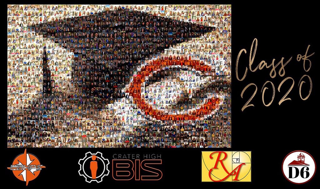 ORDeptEd's tweet photo. Neat idea! Central Point School District 6 is celebrating their seniors with a mosaic made up of all their senior photos. Each senior will receive a full size poster to keep.  
@CPSD6 https://t.co/1c03a8B9jr