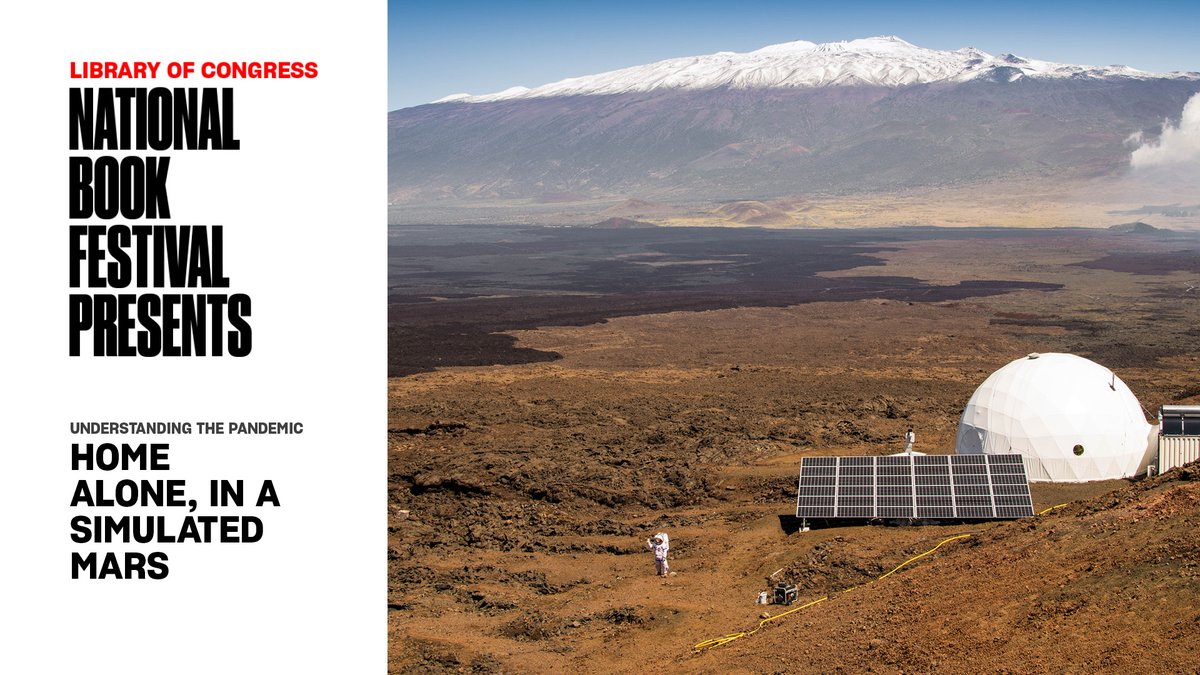 NOW: We talk to NASA astronaut Kate Greene who lived for months in a simulated Martian environment in Hawai'i. She has a lot to say about the stress &amp; challenges of sequestration. WATCH May 7, 7pm ET on the Library's Facebook or here: youtube.com/loc/ #NatBookFest