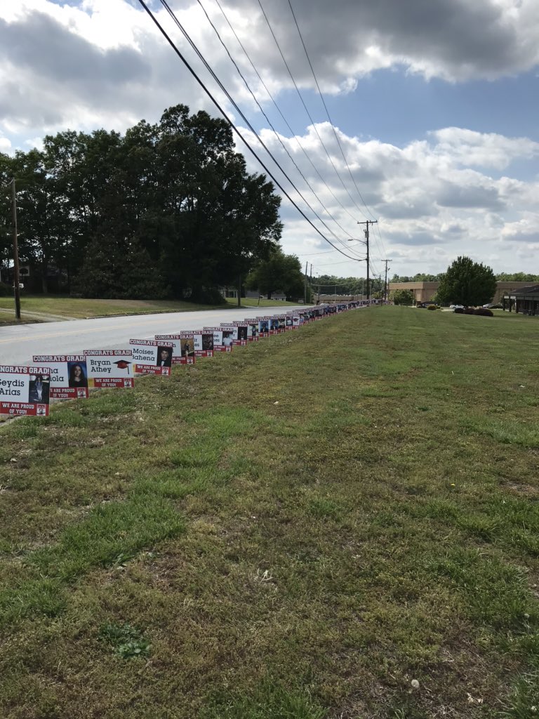 GentryCate's tweet photo. Awesomeness as far as the eye can see! So proud of @thomasvillehigh class of 2020! @TCSchoolsNC @CalvinFreeman8 https://t.co/eXVSSbkzGB