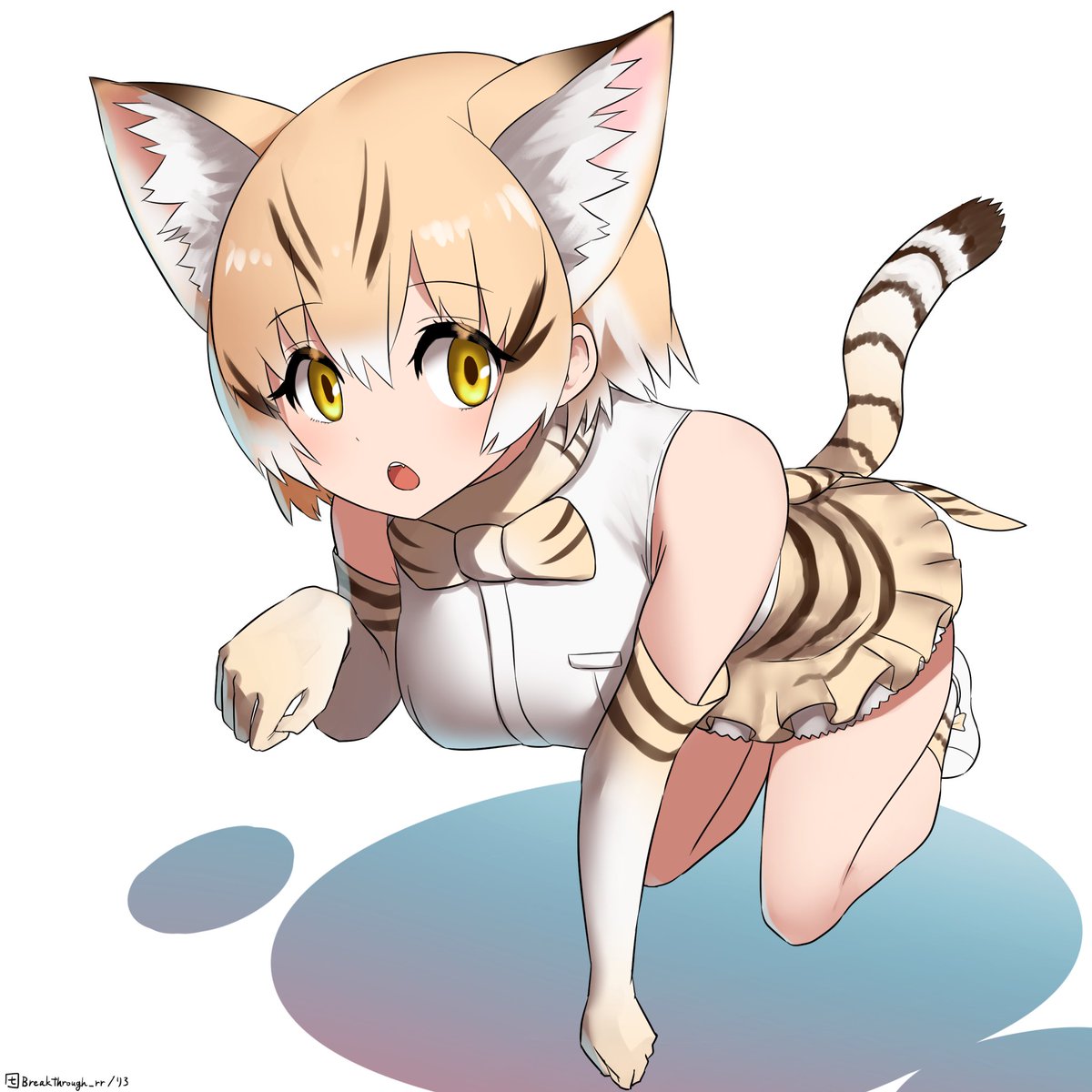 けものフレンズ「スナネコちゃーーーーーーーん #けものフレンズ 」|りろ / omiwatariのイラスト