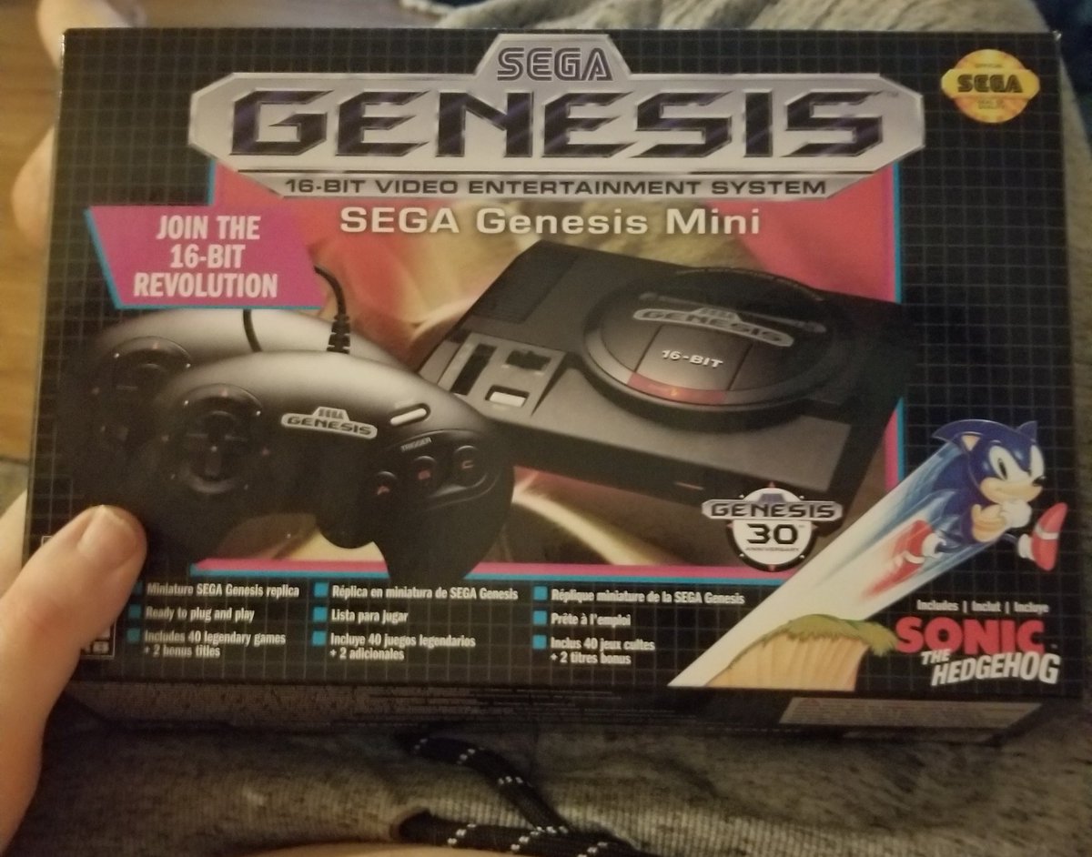 KeithPriceJr's tweet image. I added another indoor activity for me and my broster during this quarantine! My #SegaGenesisMini got delivered earlier today! Yes sir, a flashback of the 90s!
#AmazonOrder #AmazonPrime #RetroGamer #Sega #SegaGenesis #16BitSega #ILoveThe90s #IMissThe90s