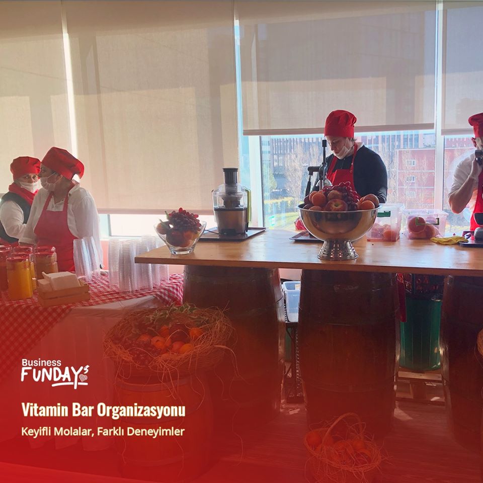 Önce sağlık, her şeyin başı sağlık 🙏 Vitamin bar organizasyonu ile bol bol enerji depoladık.

Detaylar için sitemizi ziyaret edebilirsiniz:
businessfundays.com/etkinlikler/ye…