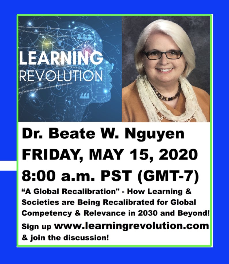 DrBeateNguyen (@dr_beate) on Twitter photo “A Global Recalibration” How Learning & Societies are Being Recalibrated for 2030 & Beyond! Join the discussion at learningrevolution.com <a href="/CatholicEdLA/">Los Angeles Catholic Schools</a> <a href="/NCEATALK/">NCEA</a> <a href="/TeachSDGs/">#TeachSDGs</a> <a href="/WLEglobal/">WLE global</a> <a href="/lacatholics/">Archdiocese of LA</a> <a href="/LMUEDLA/">LMU Ed. Leadership</a> <a href="/LMUsoe/">LMU School of Education</a> #OptimumHumanPotential #CatholicEdLAglobal #learningrevolution “A Global Recalibration” How Learning & Societies are Being Recalibrated for 2030 & Beyond! Join the discussion at learningrevolution.com <a href="/CatholicEdLA/">Los Angeles Catholic Schools</a> <a href="/NCEATALK/">NCEA</a> <a href="/TeachSDGs/">#TeachSDGs</a> <a href="/WLEglobal/">WLE global</a> <a href="/lacatholics/">Archdiocese of LA</a> <a href="/LMUEDLA/">LMU Ed. Leadership</a> <a href="/LMUsoe/">LMU School of Education</a> #OptimumHumanPotential #CatholicEdLAglobal #learningrevolution