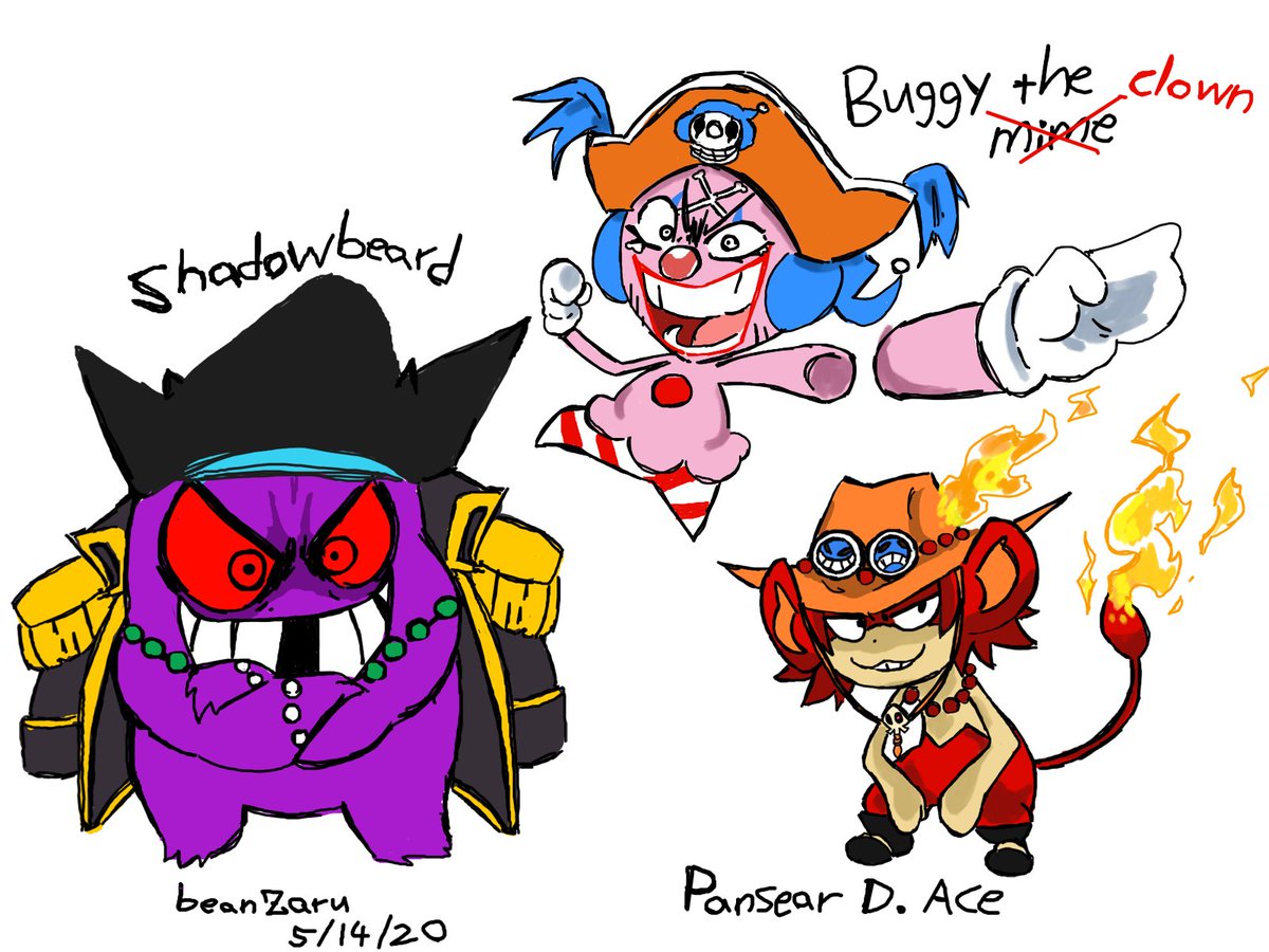 Beans Made Ghouls One Piece X Pokemon Cont Myart Beans Made Ghouls One Piece X Pokemon Cont Myart