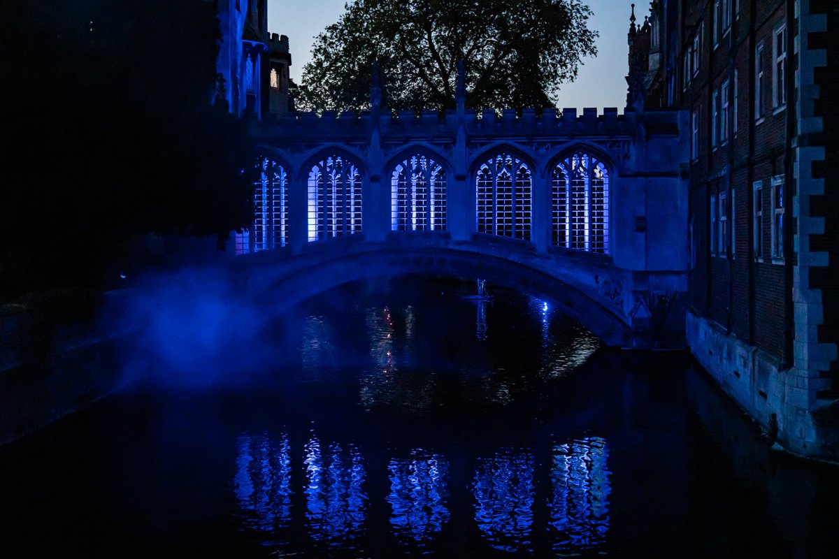 St John's College, Cambridge (@stjohnscam) on Twitter photo And another stunning shot from postgraduate student photographer <a href="/nordincatic/">Nordin Ćatić</a>.
He captured the Bridge of Sighs illuminated in blue tonight in tribute to NHS staff and other key workers.
#lightitblue #clapforkeyworkers #ClapForOurCarers #clapforNHS #thisisjohns And another stunning shot from postgraduate student photographer <a href="/nordincatic/">Nordin Ćatić</a>.
He captured the Bridge of Sighs illuminated in blue tonight in tribute to NHS staff and other key workers.
#lightitblue #clapforkeyworkers #ClapForOurCarers #clapforNHS #thisisjohns