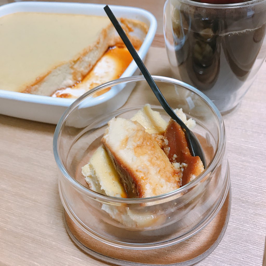 AUpstairs's tweet photo. さつまいも🍠プリン
もっとさつまいも入れてもよかったけど、久々プリンめちゃくちゃおいしい🍮
#Twitter製菓部 #コッタ #さつまいもプリン #スコッププリン https://t.co/vL20IQLtqN