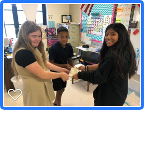 PreeceOfHistory's tweet photo. #ThrowbackThursday to the winning team of our Sugar Cube Pyramid Challenge! Students were challenged to work together to build the tallest pyramid using just sugar cubes and glue. #STEAM #historyteacher 
@HorizonAcadFL https://t.co/nugBNJHDJK