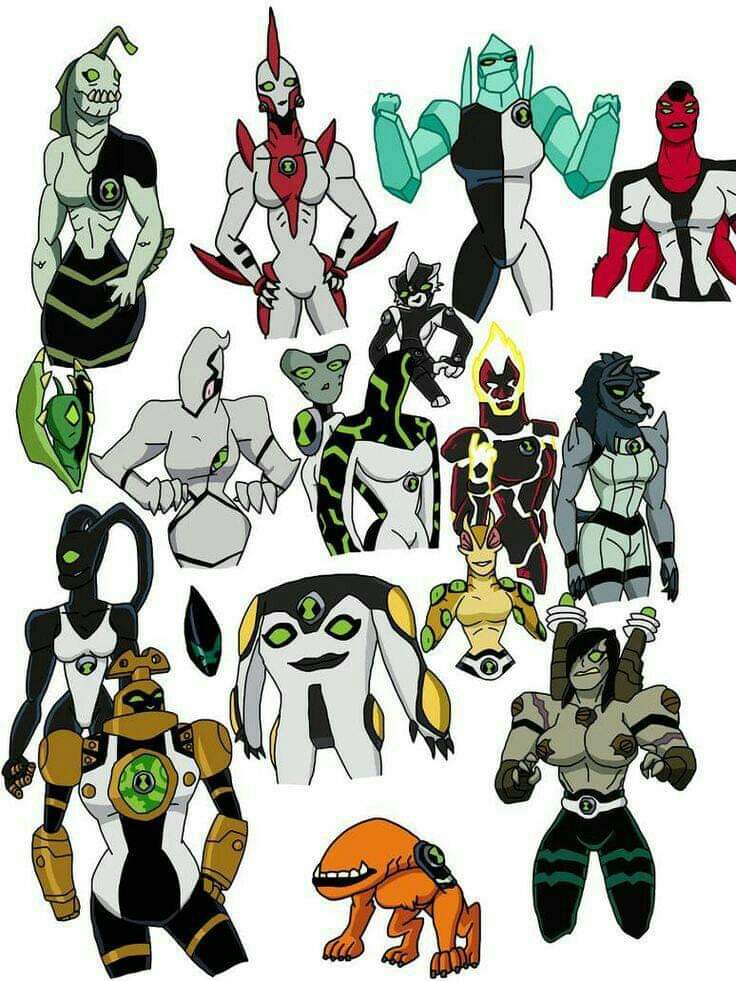 Ben 10 Omnipostagem on X: Aliens gostosas parte 1   / X