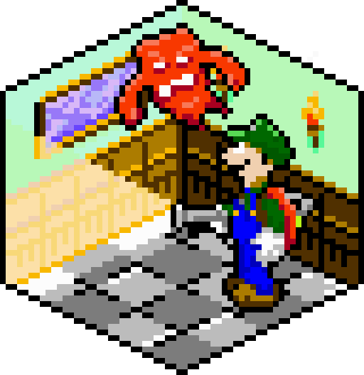 PixelShorts's tweet photo. This weeks #cubecollab entry for #Nintendo
Enjoyed doing this one. And who doesn't love a bit of Luigis mansion?!!!
#pixelart #pixelcollab #collaboration https://t.co/N3rJqH8a3z