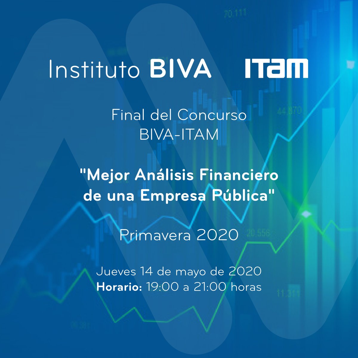 #Hoy a las 19:00 hrs. se llevará a cabo la final del concurso «Mejor Análisis Financiero de una Empresa Pública» organizado por @ITAM_mx y @BIVAMX con alumnos de #ContabilidadITAM. @maria_ariza y @SantSalinas serán parte del jurado. 

Regístrate: ow.ly/Xw6w50zGA0v