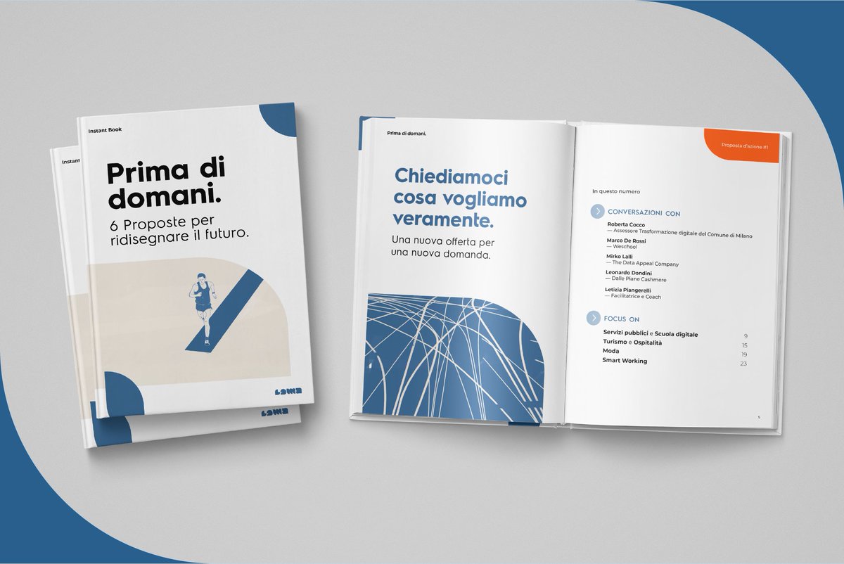 "Prima di domani" è adesso un Instant Book scaricabile al link > bit.ly/2WxkULp 100 pagine di insights, conversazioni e proposte sulla #resilienza delle organizzazioni e dei sistemi ai tempi del #COVID19. Buona lettura!