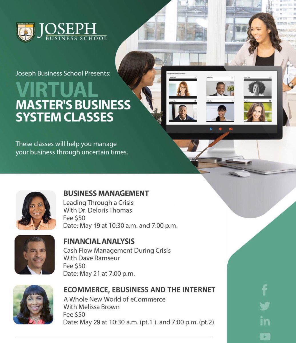 Joseph Business School tweet media