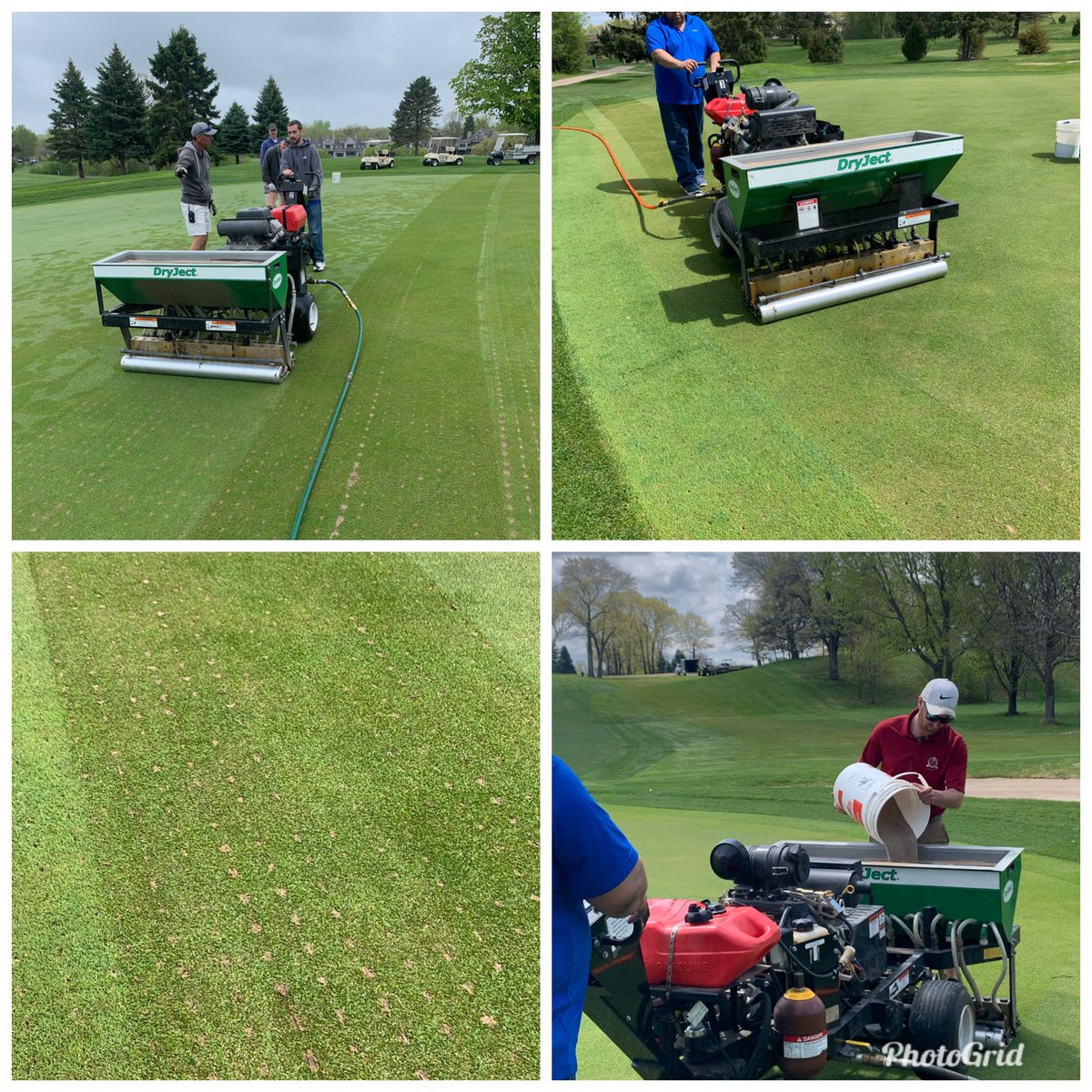 DryJect The Only Machine in the World that Aerates, Topdresses, and