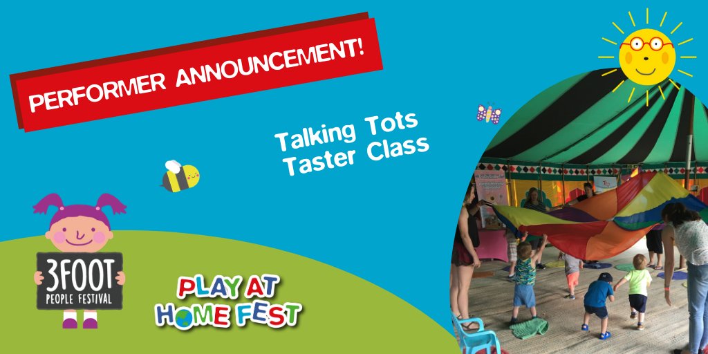 GoodPlayGuide's tweet photo. We're pleased to announce the following acts will be performing on the #3Foot Pre-schooler stage at the #PlayatHomeFest!

@soundsrightkids, @taleshakers, @talkingtots and #PlayInThePark

Register your interest here: https://t.co/94Xk1SE1WR https://t.co/JKoudS24RN