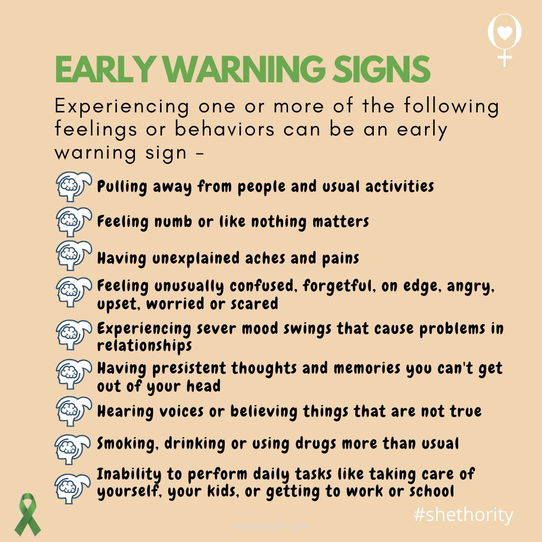 shethority's tweet photo. Let's #breakthestigma to empower and educate ourselves and others on mental health💚 #growempowerconnect #mentalhealthawareness #shethority https://t.co/lVuVYTA8yM
