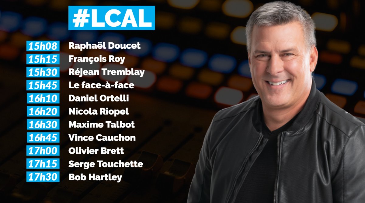 BPMSportsRadio's tweet photo. 14 MAI 2020 #LCAL : François Roy (Golf Québec) sera avec nous, de même que l'ancien gardien Nicola Riopel et Daniel Ortelli. Le Club à Langdeau commence maintenant! ➡️ https://t.co/qIg6TXkq50 https://t.co/LVNmn7XVmW