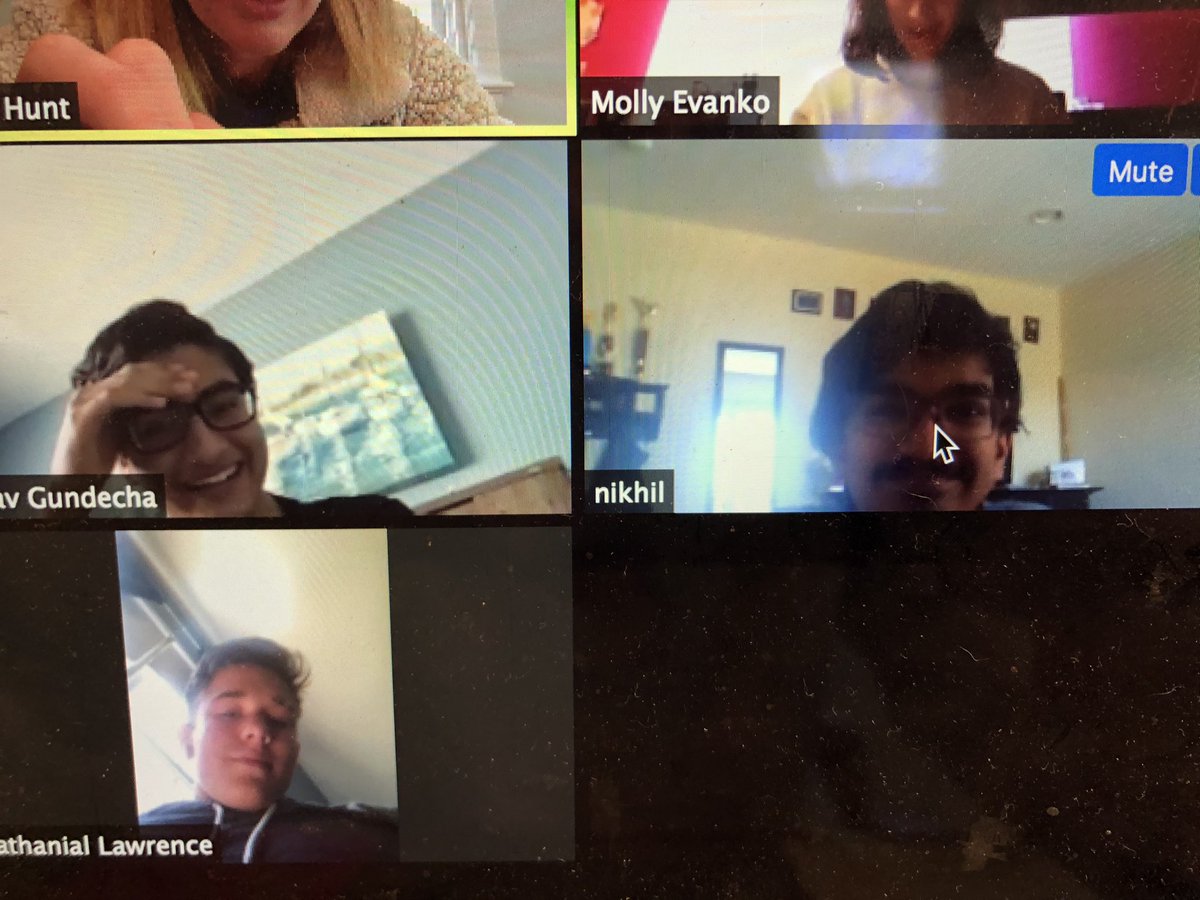 mag_hunt20's tweet photo. Today’s #momentofjoy was seeing a student in Zoom who I haven’t seen since we’ve been home! Ss also shared how much they loved practicing FRQs! I miss my students! Who have you seen for the first time in a while? #UHSAT https://t.co/ERLK682DRv