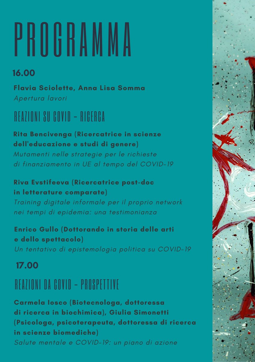 The_Humanet's tweet photo. Benvenuti su Huma-net! 
Condividiamo il programma aggiornato della tavola rotonda che si terrà il 16 maggio su StreamYard e trasmessa su Facebook!

Vi aspettiamo!

#humanet #PandemiaReAzioni #reActSearch https://t.co/Dy6KuDwk5X