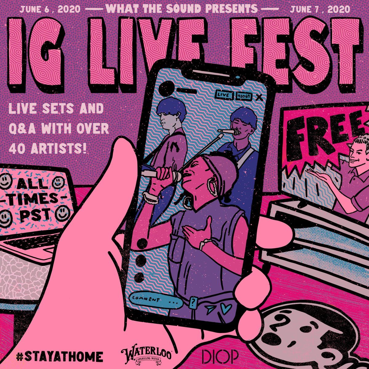 WhatTheSound's tweet image. JUST ANNOUNCED!! 
#IGLIVEFEST ft. 42 artists from around the world. 
RSVP on FB: facebook.com/events/1993462…
IG Post: 
instagram.com/p/CALd_ymhshr/