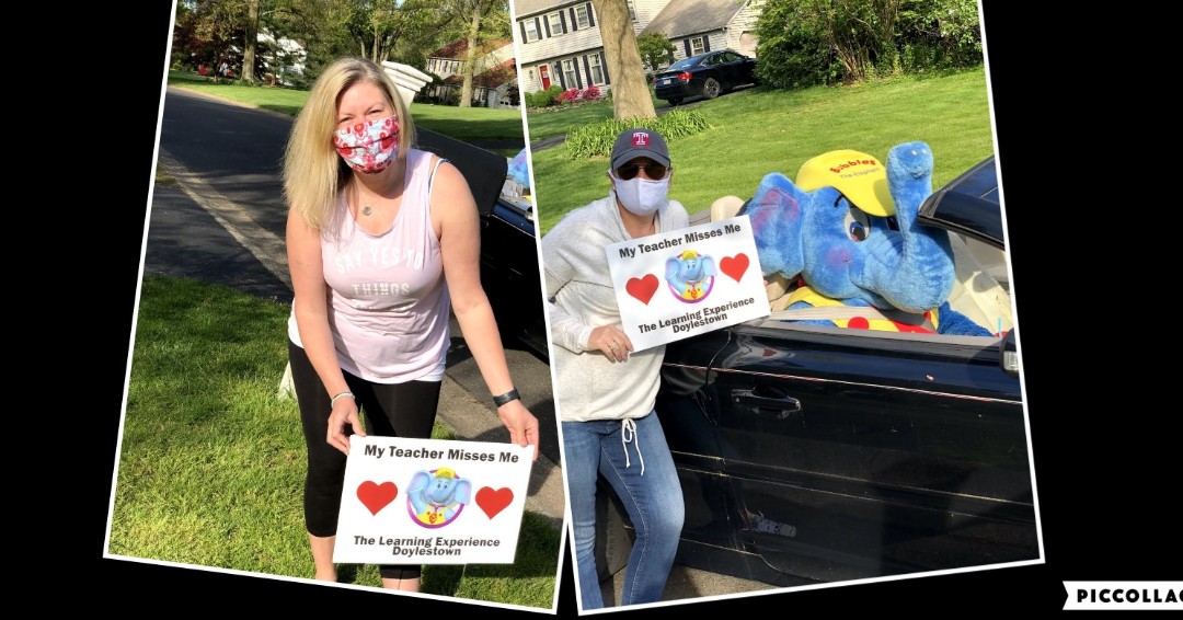 TLEdoylestown's tweet photo. Miss Kim, Miss Jenny, and Bubbles the Elephant took a ride today!!! While we may not be together at school, we just wanted to let you know how much you are loved and missed!
#TLEdoylestown #DoylestownStrong #Doylestown #Kindergarten #ClassOf2020 #TLEstrong #TheLearningExperience https://t.co/QF2n0IWYSb