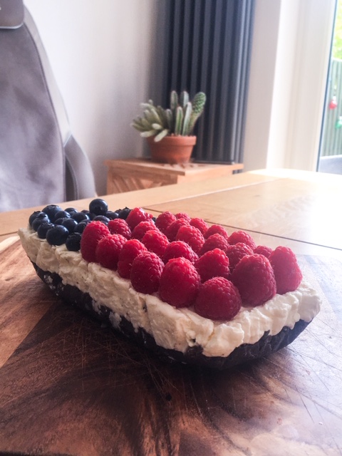 OABrislington's tweet photo. An excellent effort by Jana in Y7 for her first ever cake! You should be so #proud of yourself. Looking so good & delicious! #oreobiscuits #raspberries #blueberries https://t.co/1CnTWIHpZC
