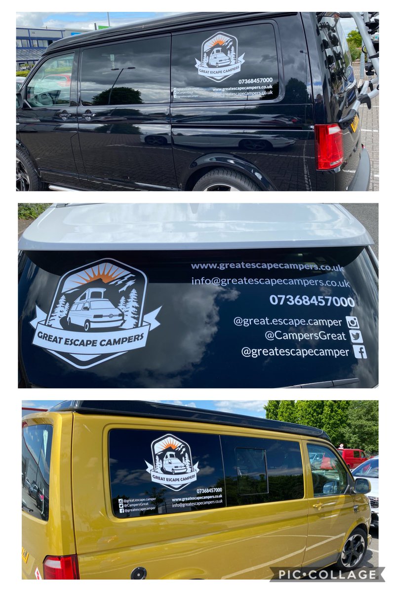 Huge thank you to <a href="/FishMedia/">Fish Media</a> for designing our logo and website. Fantastic company to work with and couldn’t recommend enough. The campers are ready for an adventure, we just need somewhere to go 🤔 #vw  #vwcampervan #campervan #roadtrip #adventure #camper greatescapecampers.co.uk