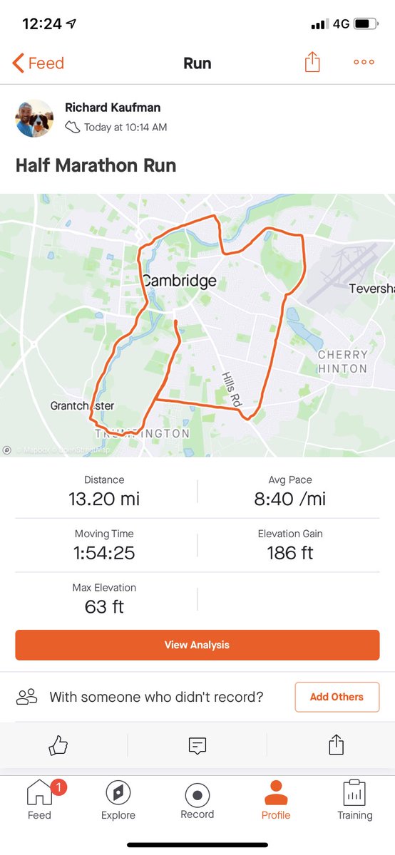 richardikaufman's tweet photo. Completed a half marathon run this morning, 1h 54min. 31 miles on the bike this afternoon in 2h 47min. As a team we have just reached the 600 mile mark - just ahead of schedule @BedfordshireCCC . But still 14 days to go! 🏃♂️ 🚲 #nhs #2000for2000
https://t.co/W9i38VQt8j https://t.co/BiK1s4uRJP